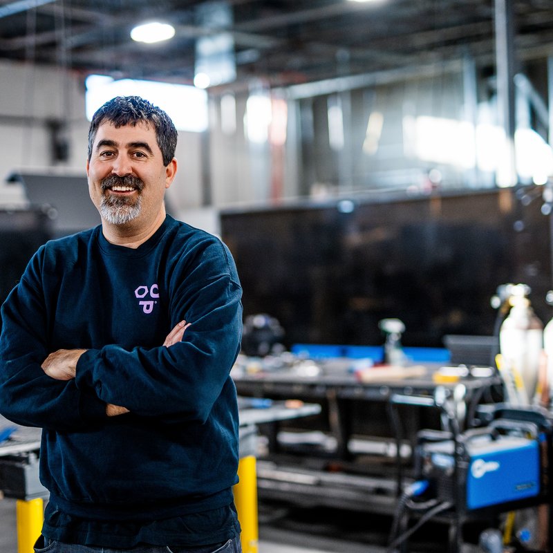 Blake Wigdahl, Founder & CEO, in the Process Curiosity shop
