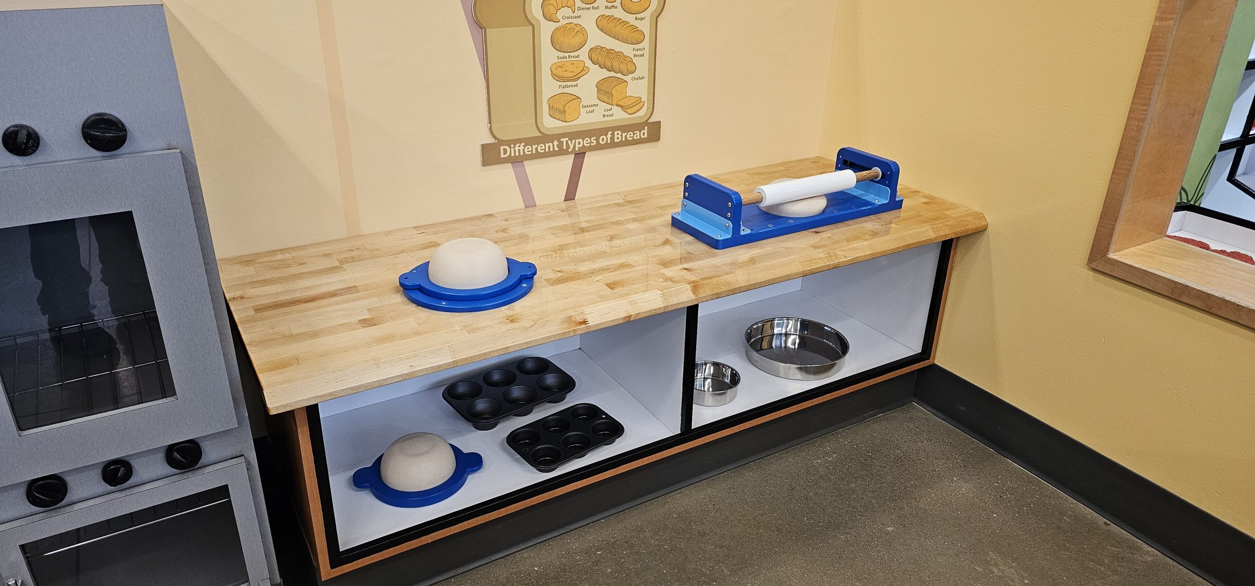 Dough Kneading and Rolling Section